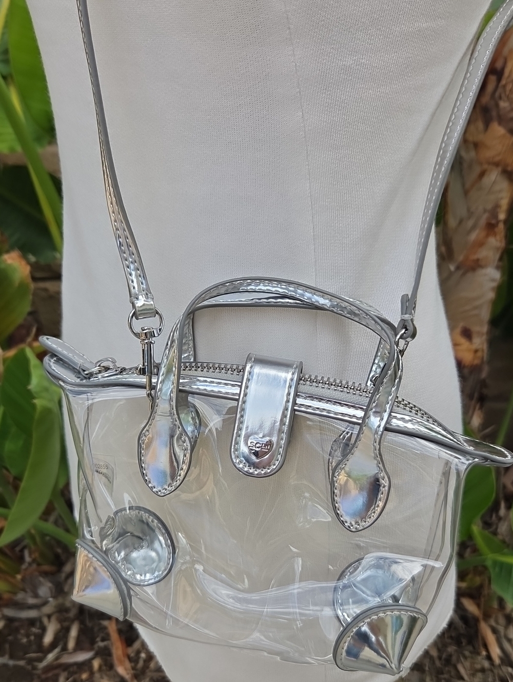 Stoney Clover Lane Clear Pouchette Crossbody Bag